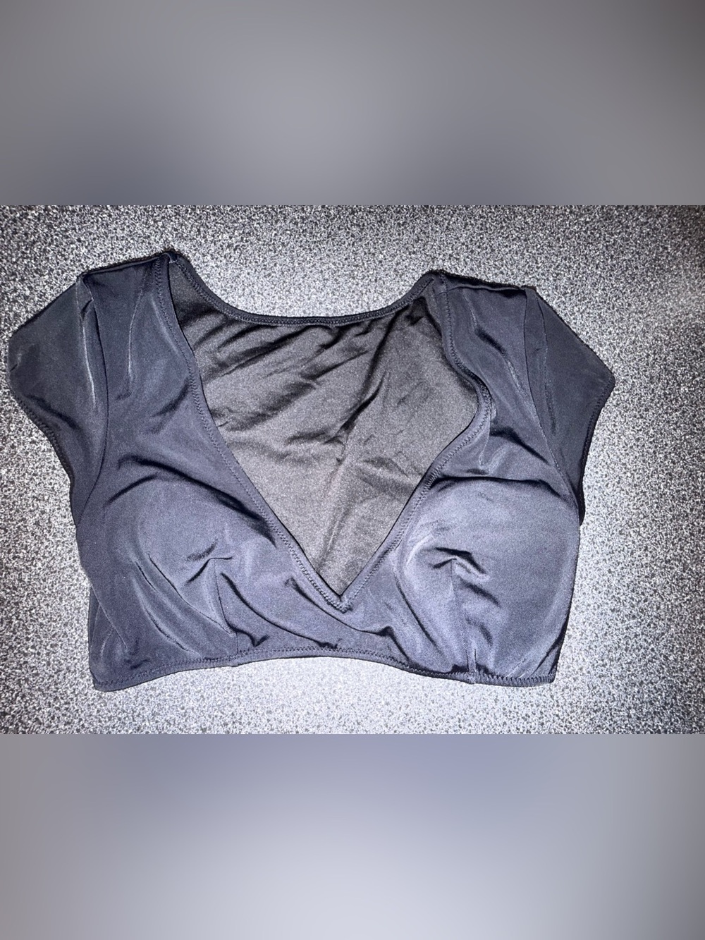 Victoria's Secret‎ Black V-Neck Bra Swim Top Size XS